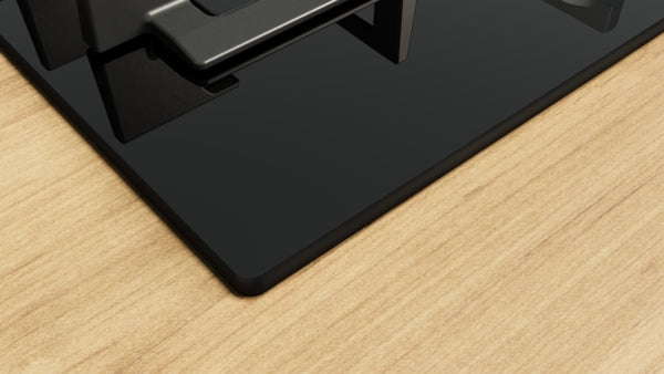 PPP6A6I40 Bosch Series 6, Gas hob, 60 cm, Tempered glass, Black