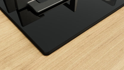 PPP6A6I40 Bosch Series 6, Gas hob, 60 cm, Tempered glass, Black