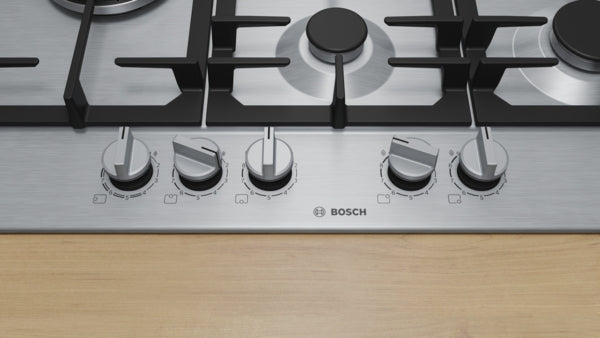 PCS7A5I90 Bosch Series 6, Gas hob, 75 cm, Stainless steel