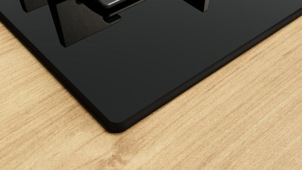 PPQ7A6I40 Bosch Series 6, Gas hob, 75 cm, Tempered glass, Black