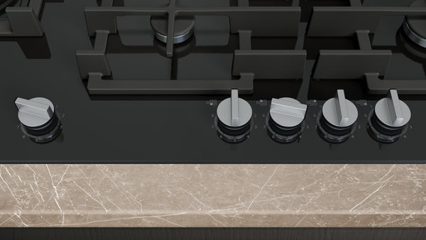 EP9A6MI40 Siemens iQ500, Gas hob, 90 cm, Tempered glass, Black