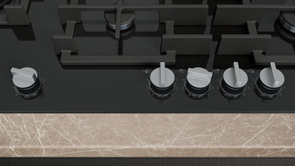 EP9A6MI40 Siemens iQ500, Gas hob, 90 cm, Tempered glass, Black