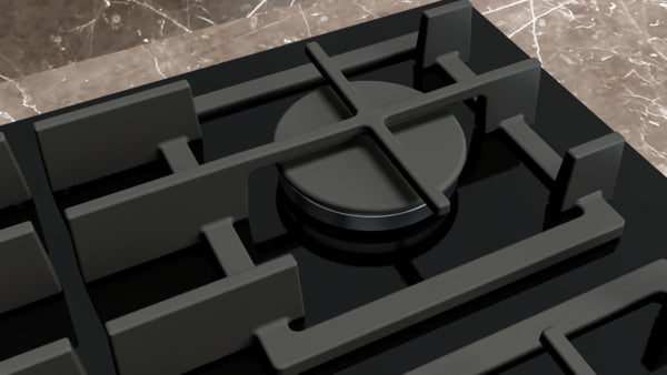 ER9A6SH40 Siemens iQ700, Gas hob, 90 cm, Tempered glass, Black