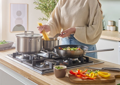 PCP6A5I90 Series 6, Gas hob, 60 cm, Stainless steel Bosch