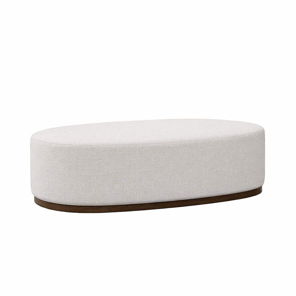 Olivia oval footstool