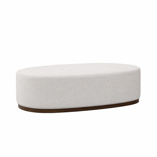 Olivia oval footstool